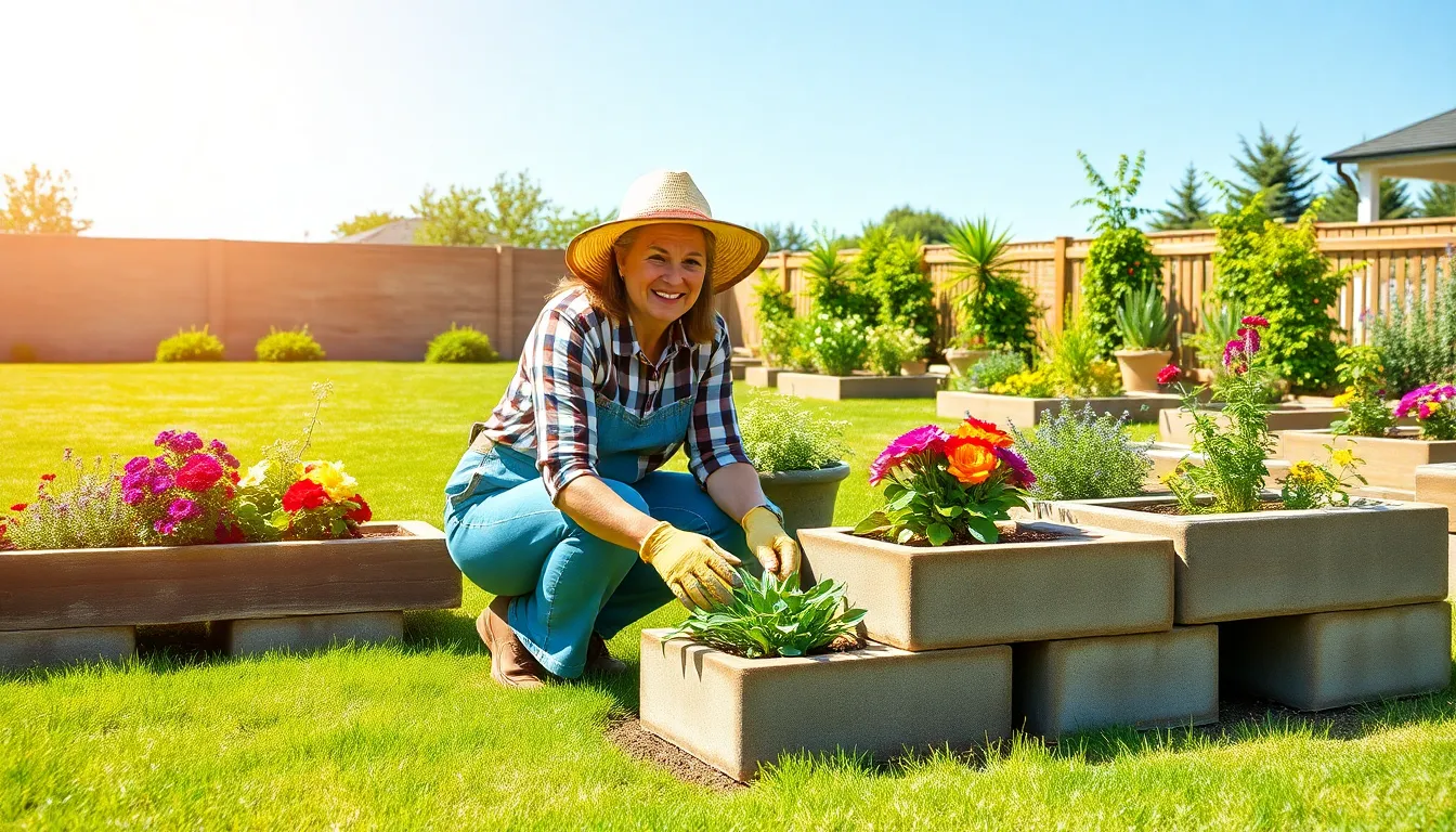 cinder block garden how to - Article 2